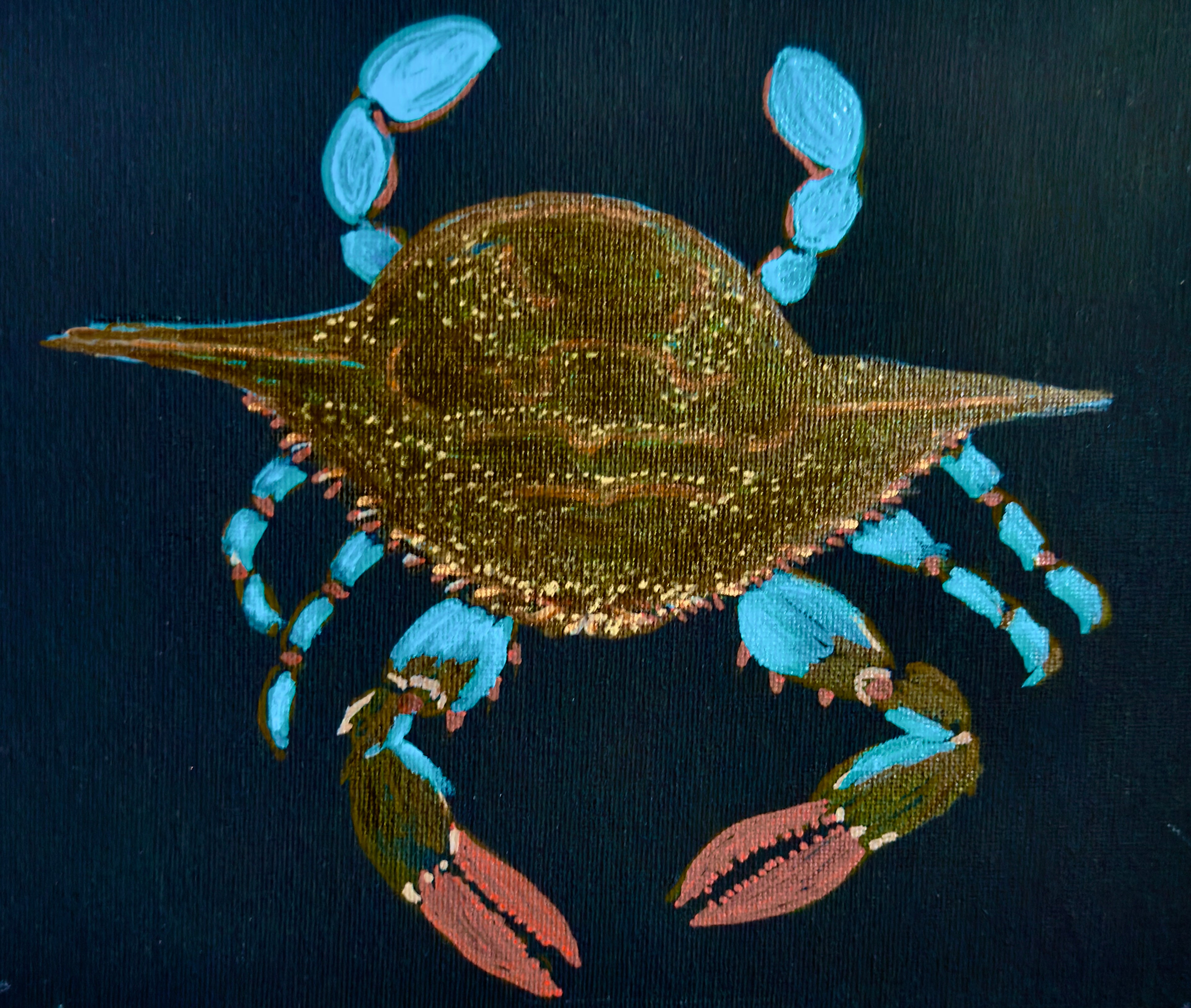 Black and Blue Crab Archival Giclee Print