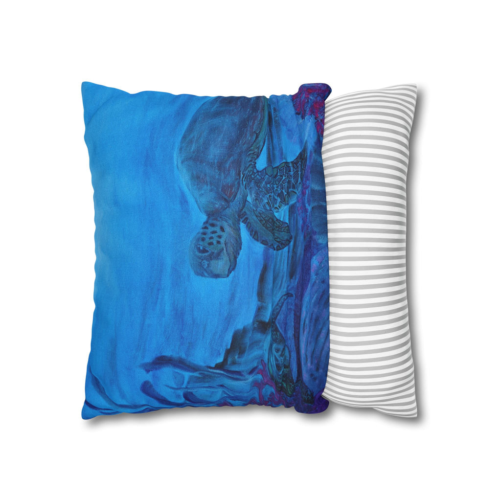 Spun Polyester Square Pillowcase