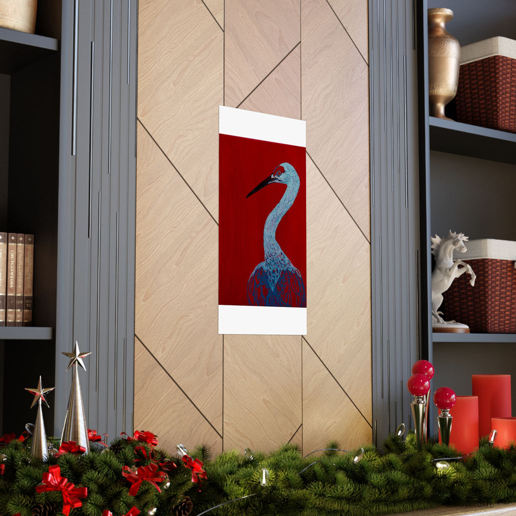 Balanced Crane Fine Art Matte Vertical Posters