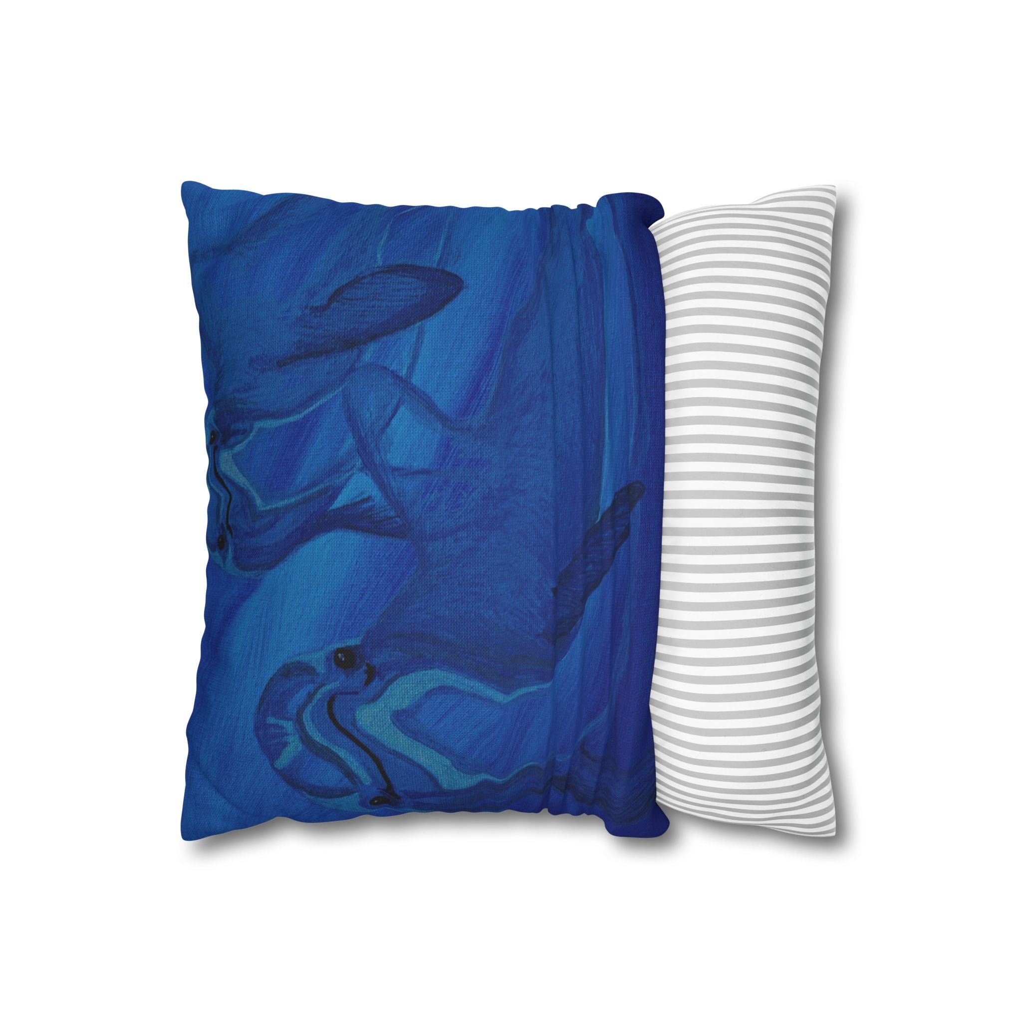 Spun Polyester Square Pillowcase
