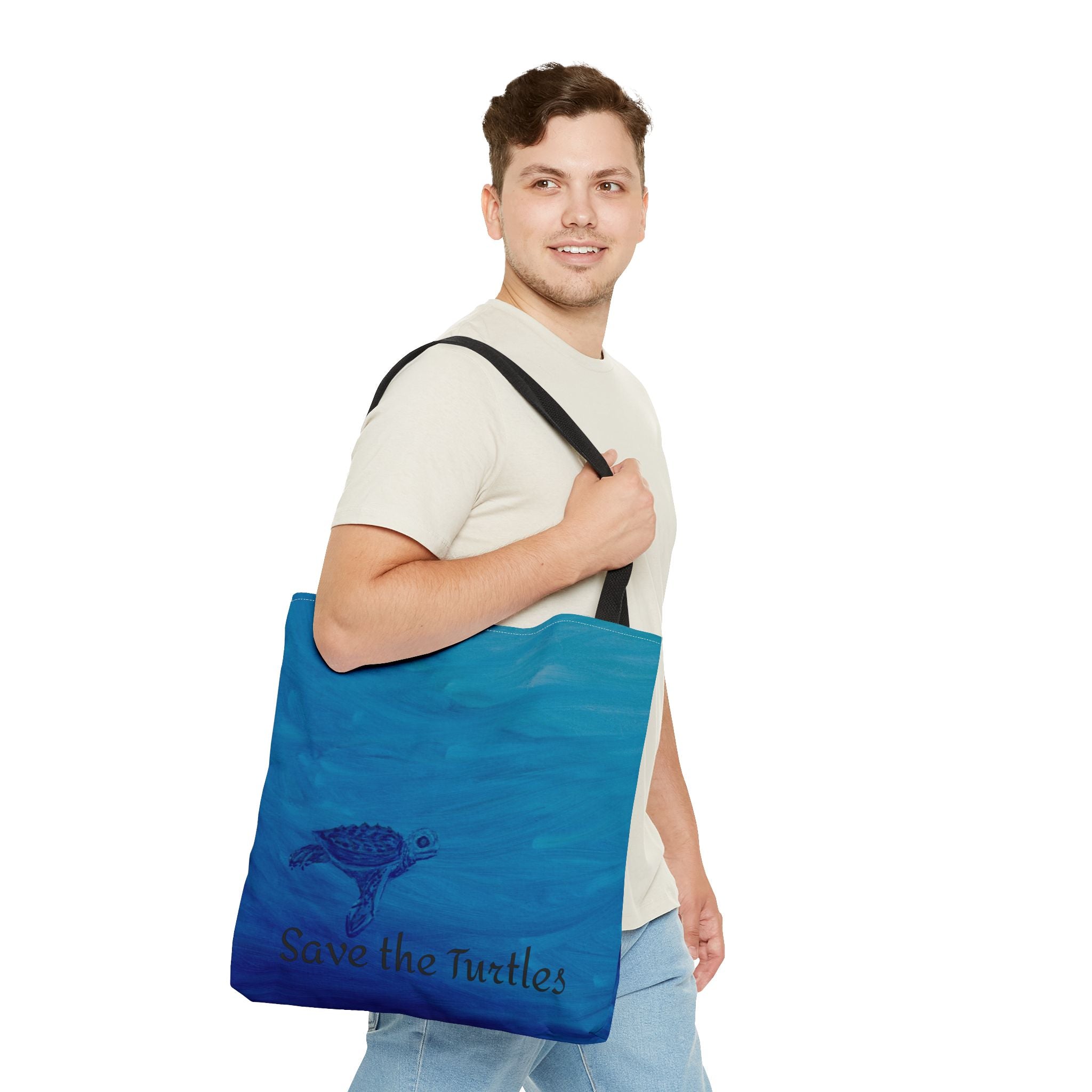 Save the Turtles Tote Bag