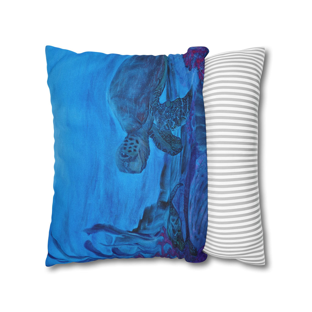 Spun Polyester Square Pillowcase