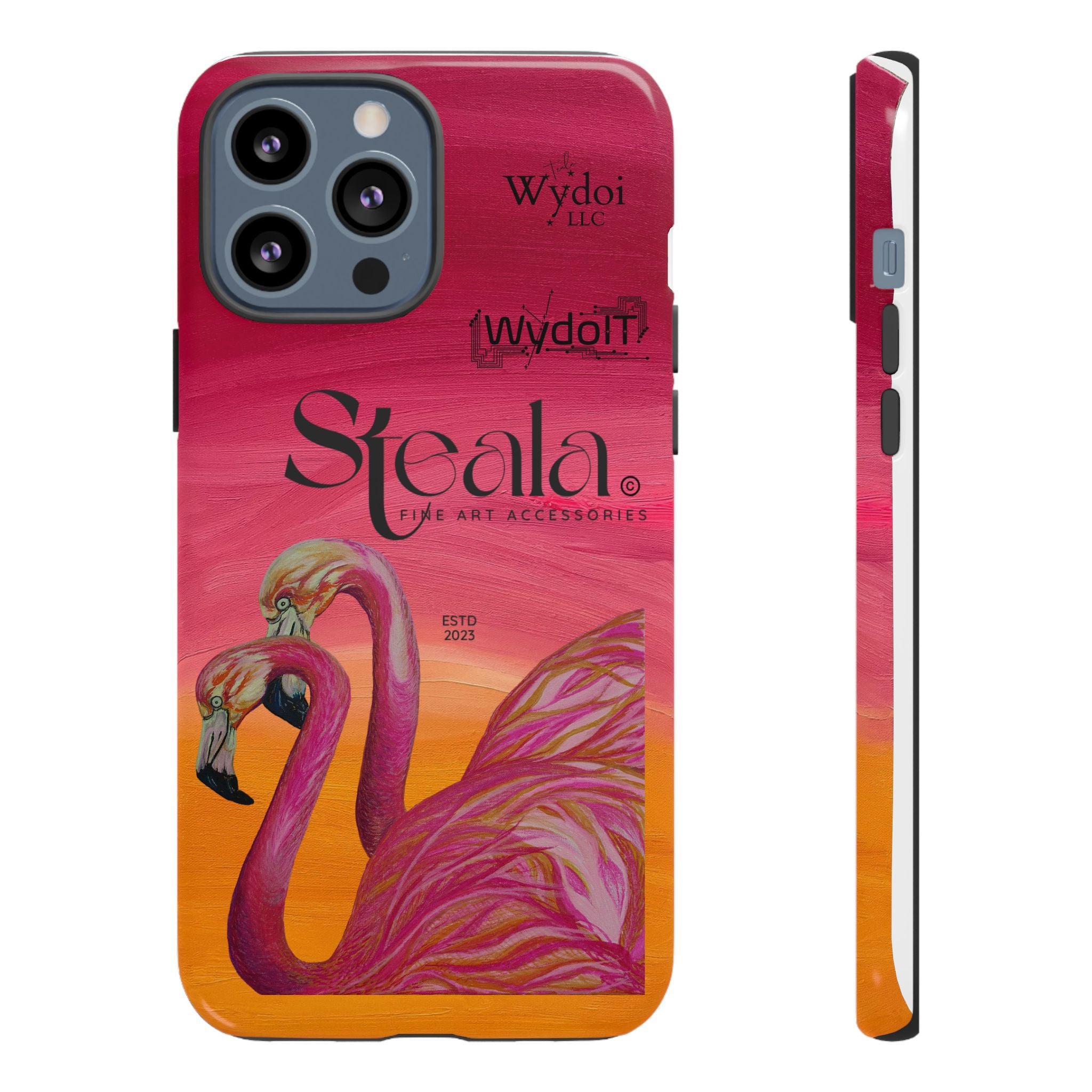 Tough Cases - Stylish Flamingo Phone Case, Unique Cell Phone Cover, Fun Tropical Accessories, Gift for Bird Lovers, Art-Inspired Phone [...]