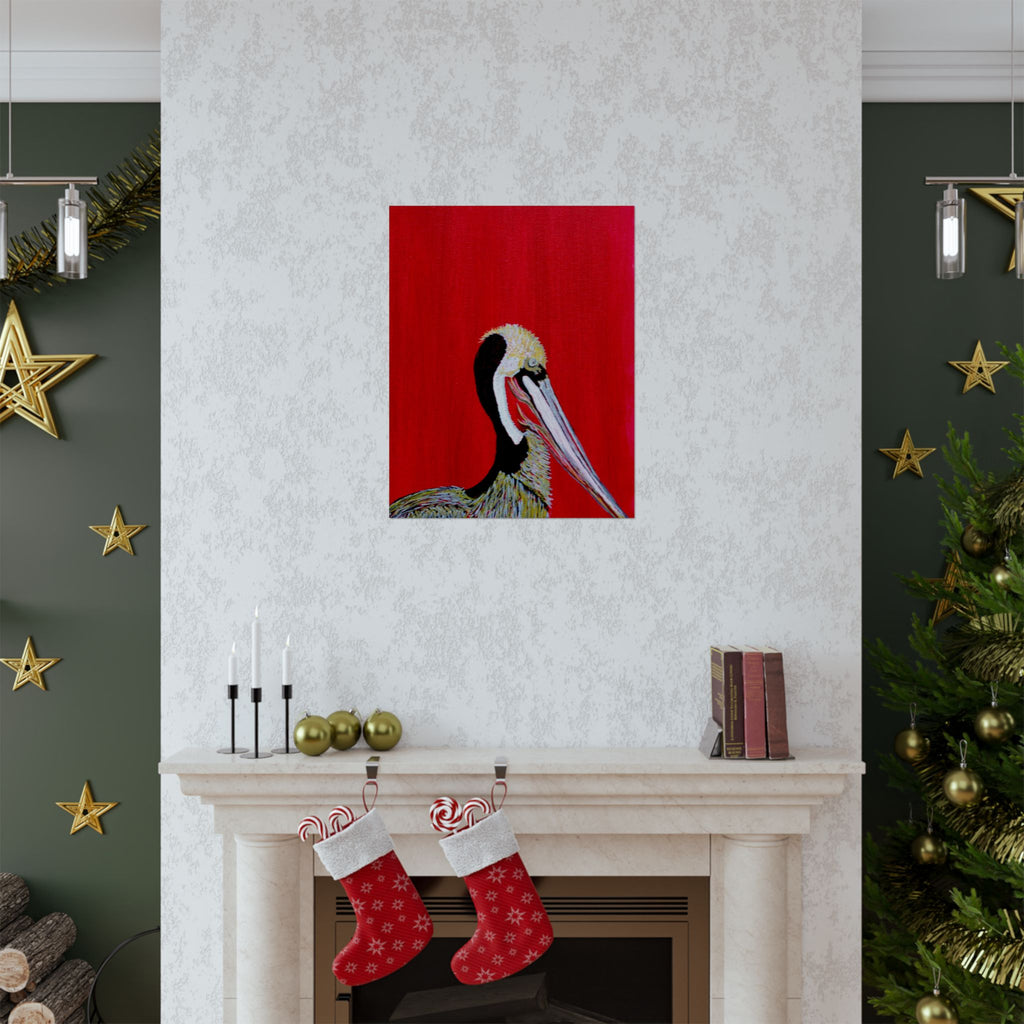 Balanced Pelican Fine Art Matte Vertical Posters