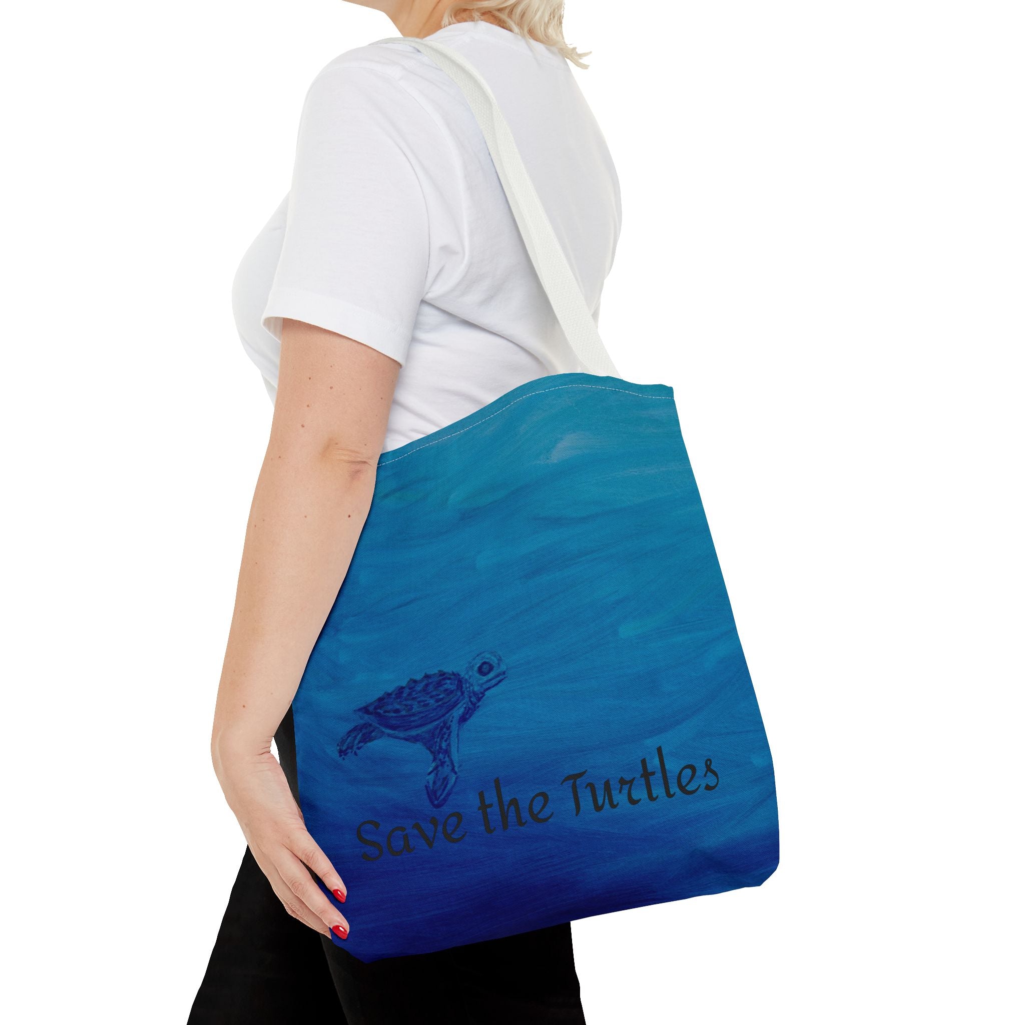 Save the Turtles Tote Bag