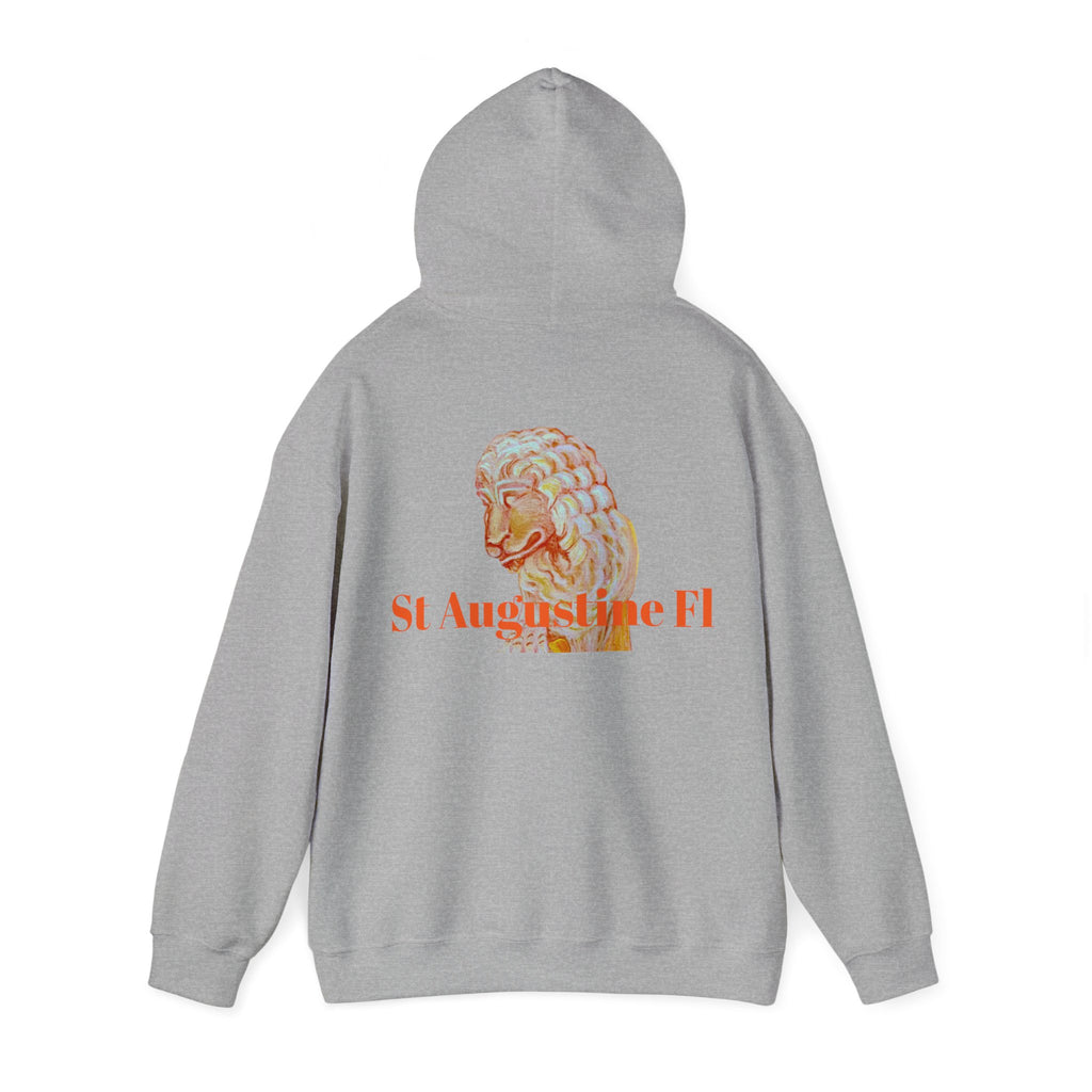 St Augustine Bridge of Lions Unisex Heavy Blend™ Hooded Sweatshirt
