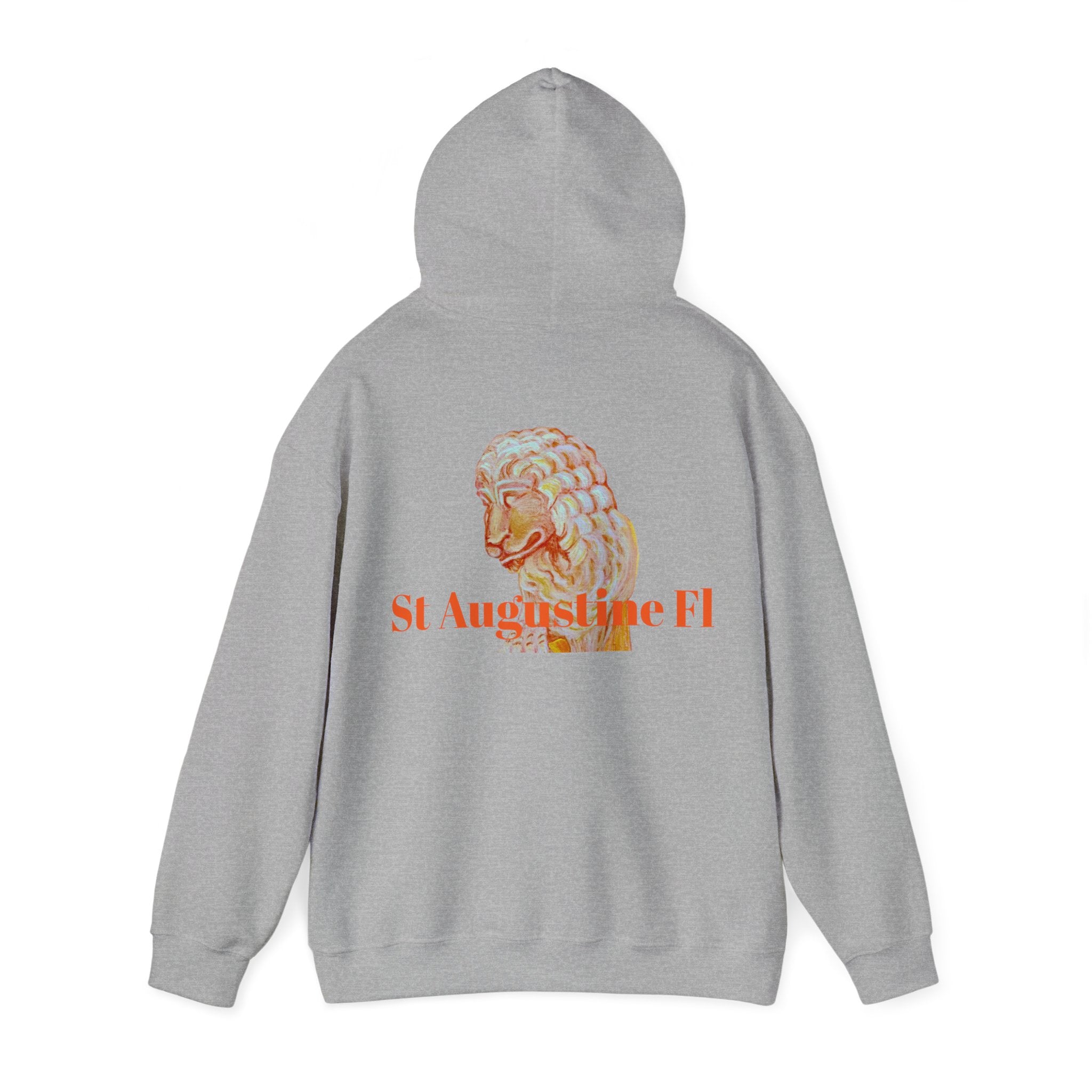 St Augustine Bridge of Lions Unisex Heavy Blend™ Hooded Sweatshirt