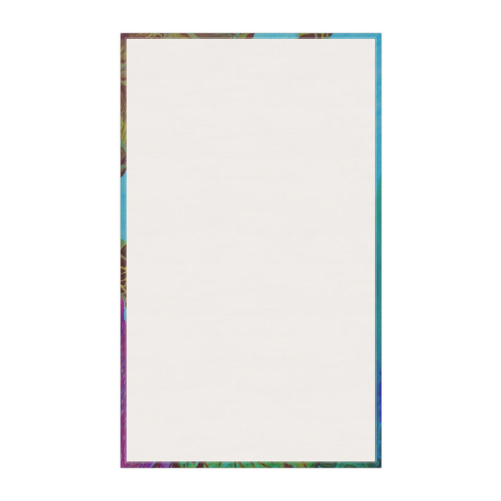 Ocean-Inspired Cotton Tea Towels - Colorful Sea Turtle Design