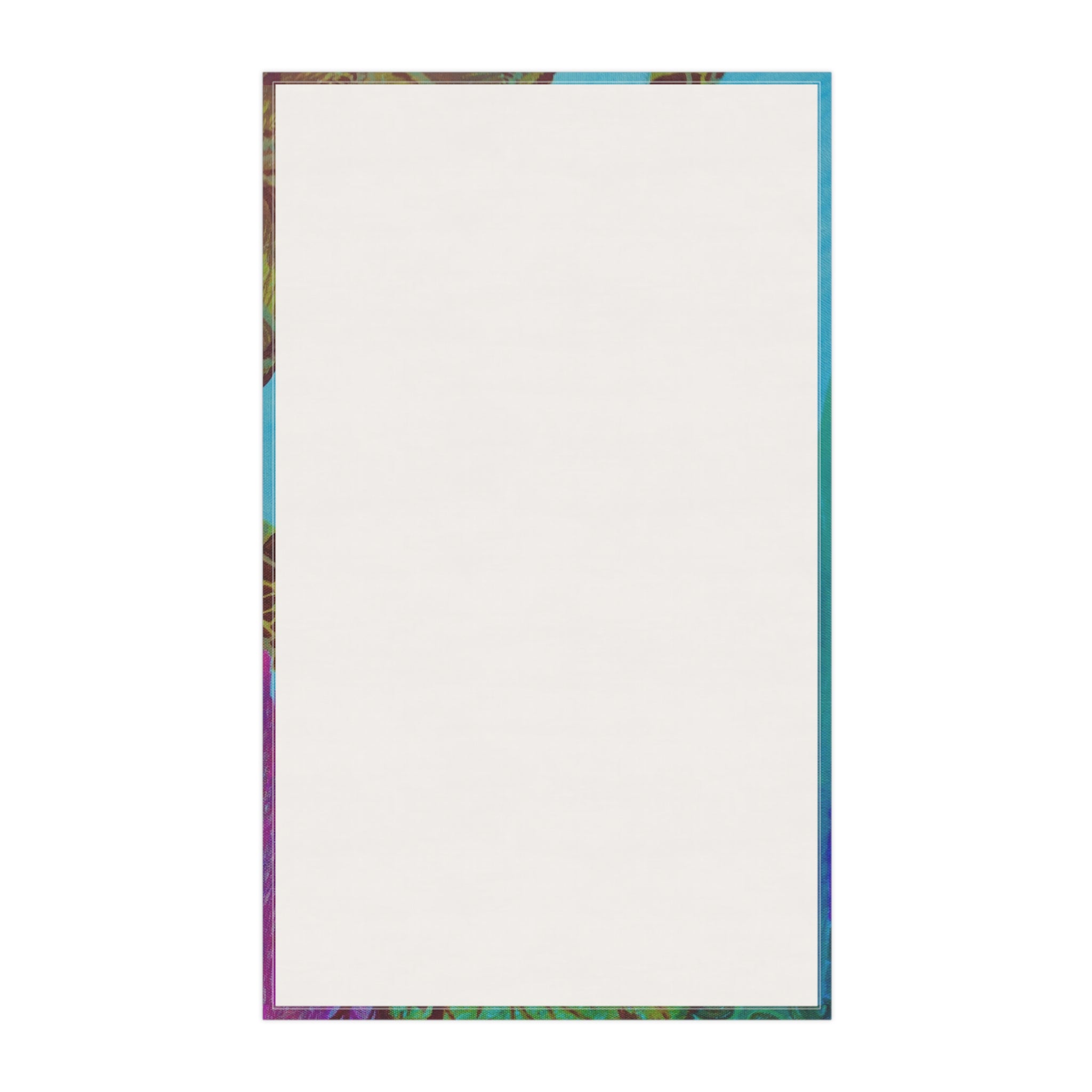 Ocean-Inspired Cotton Tea Towels - Colorful Sea Turtle Design