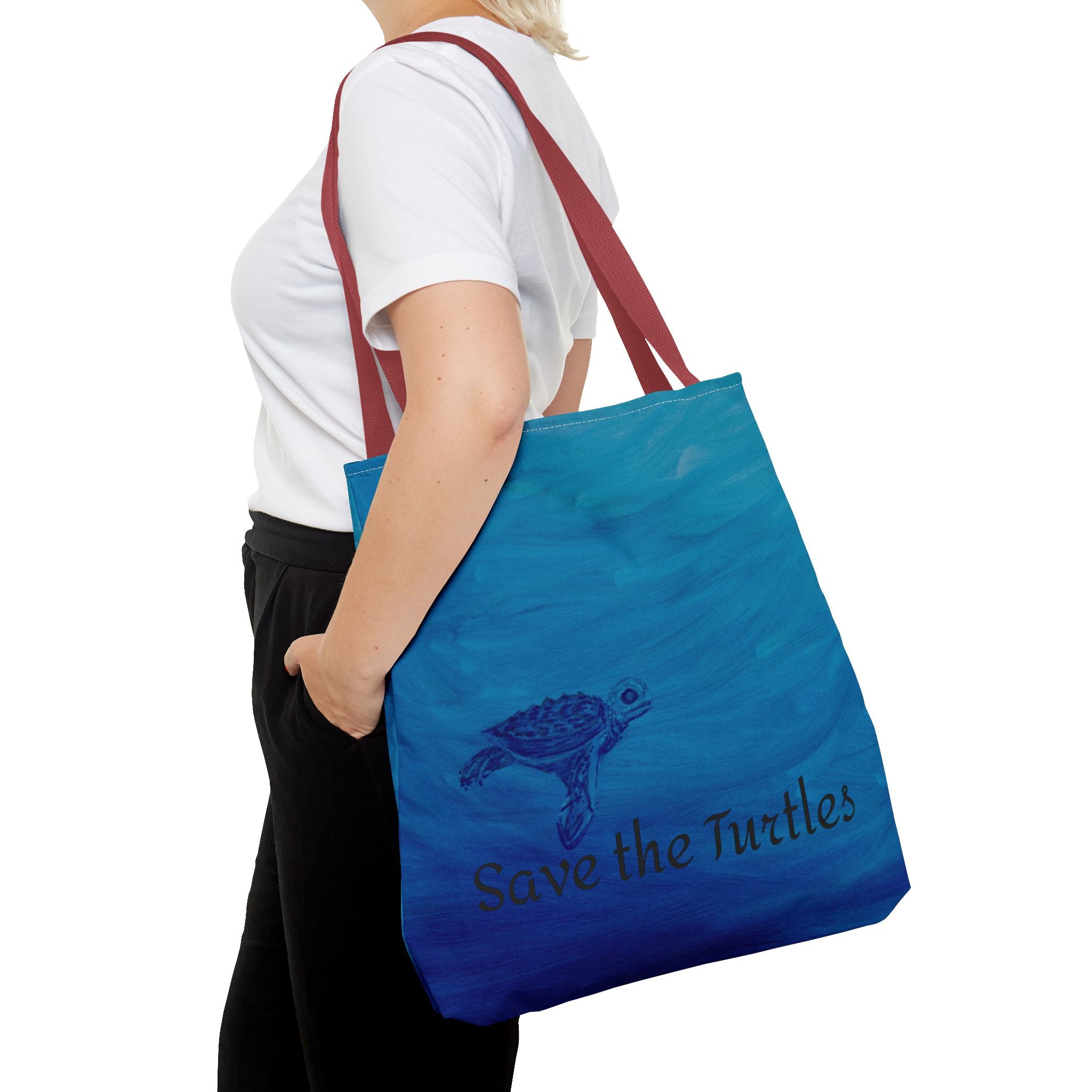 Save the Turtles Tote Bag