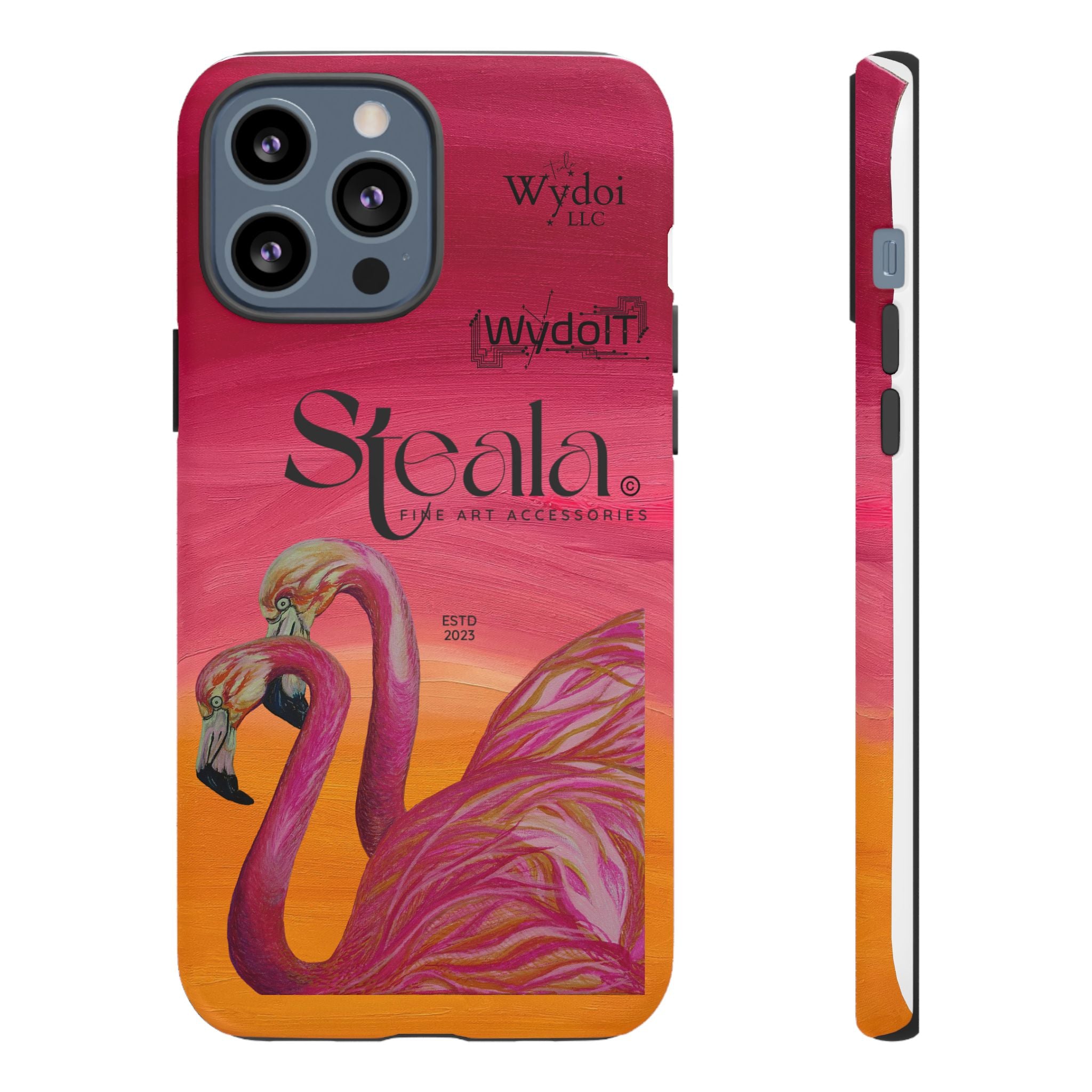 Tough Cases - Stylish Flamingo Phone Case, Unique Cell Phone Cover, Fun Tropical Accessories, Gift for Bird Lovers, Art-Inspired Phone [...]