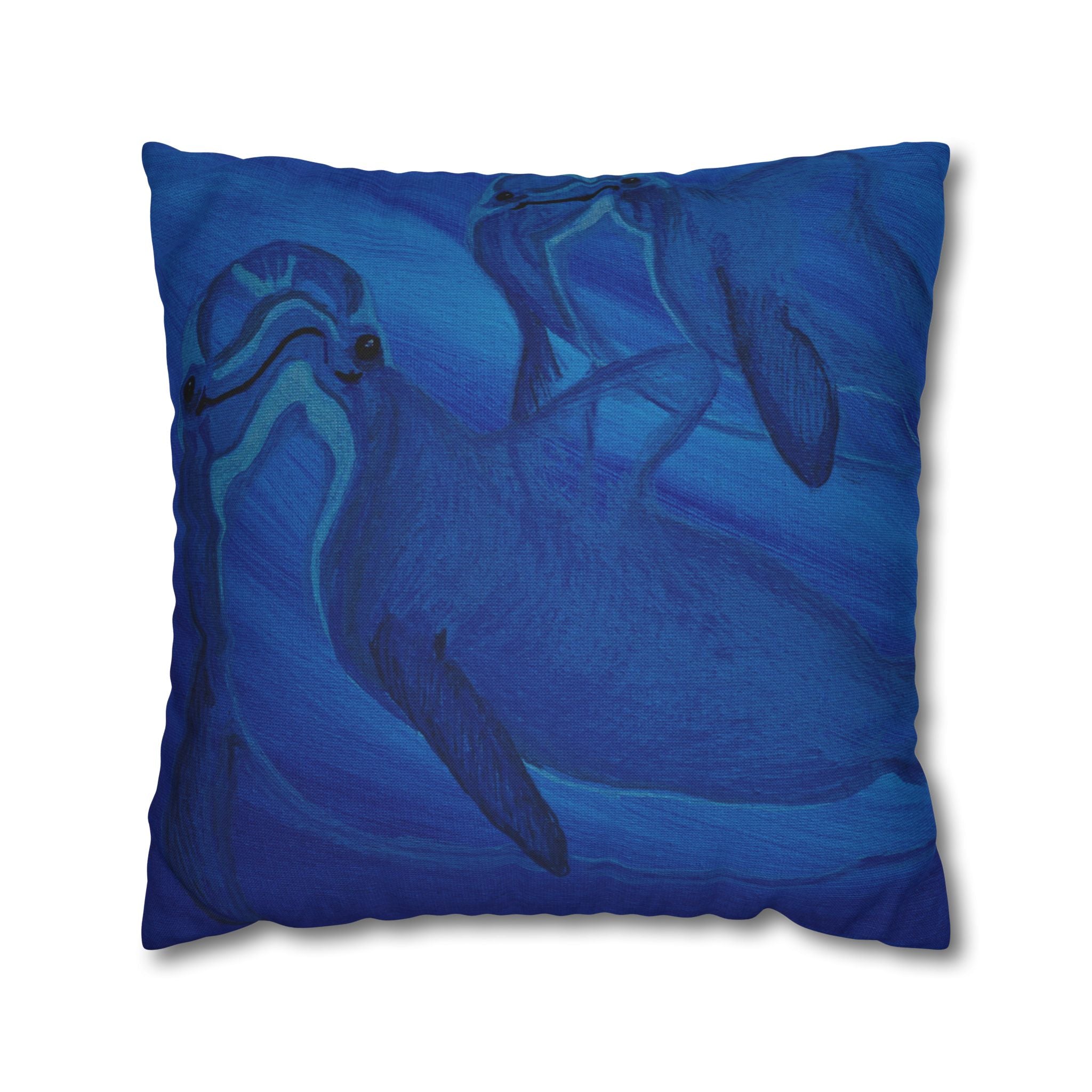 Spun Polyester Square Pillowcase