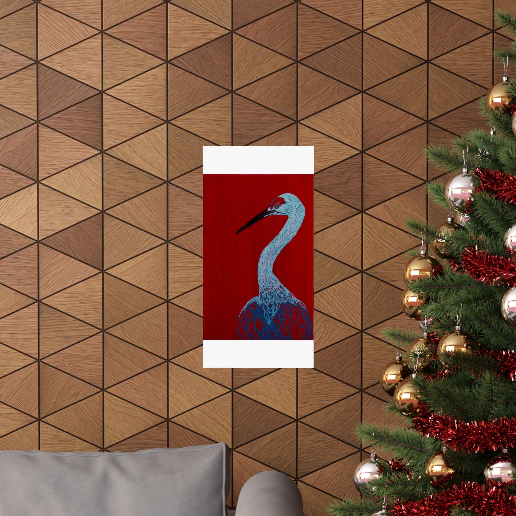 Balanced Crane Fine Art Matte Vertical Posters