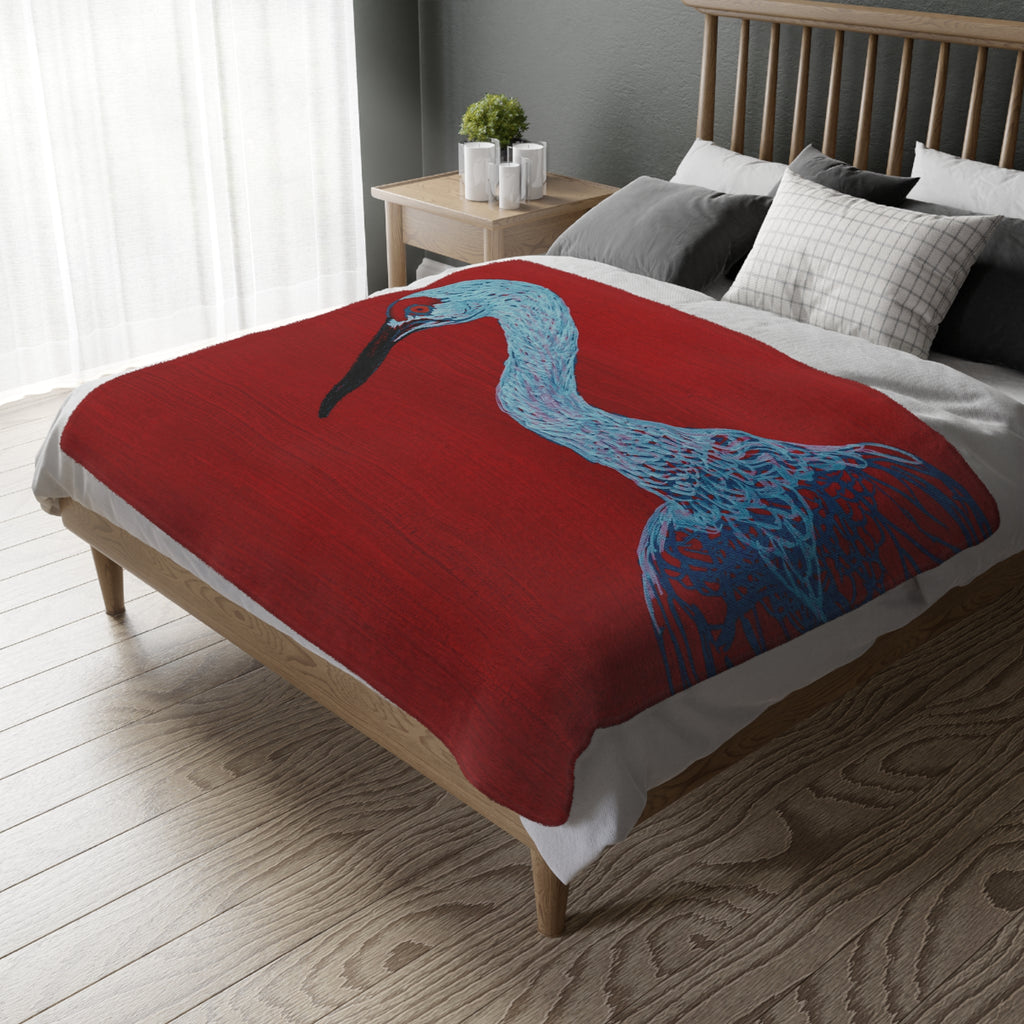 Velveteen Microfiber Blanket (Two-sided print)