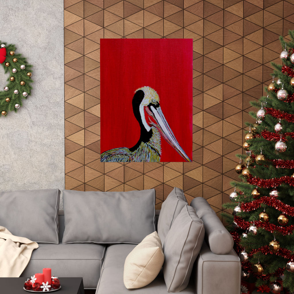 Balanced Pelican Fine Art Matte Vertical Posters