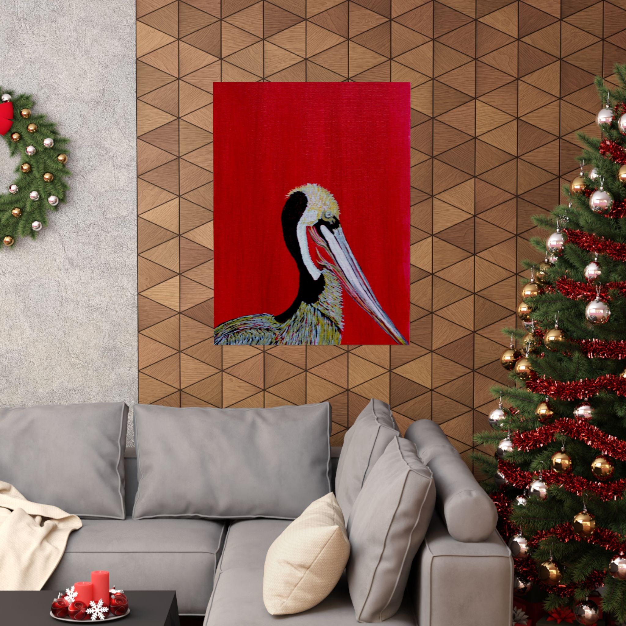 Balanced Pelican Fine Art Matte Vertical Posters