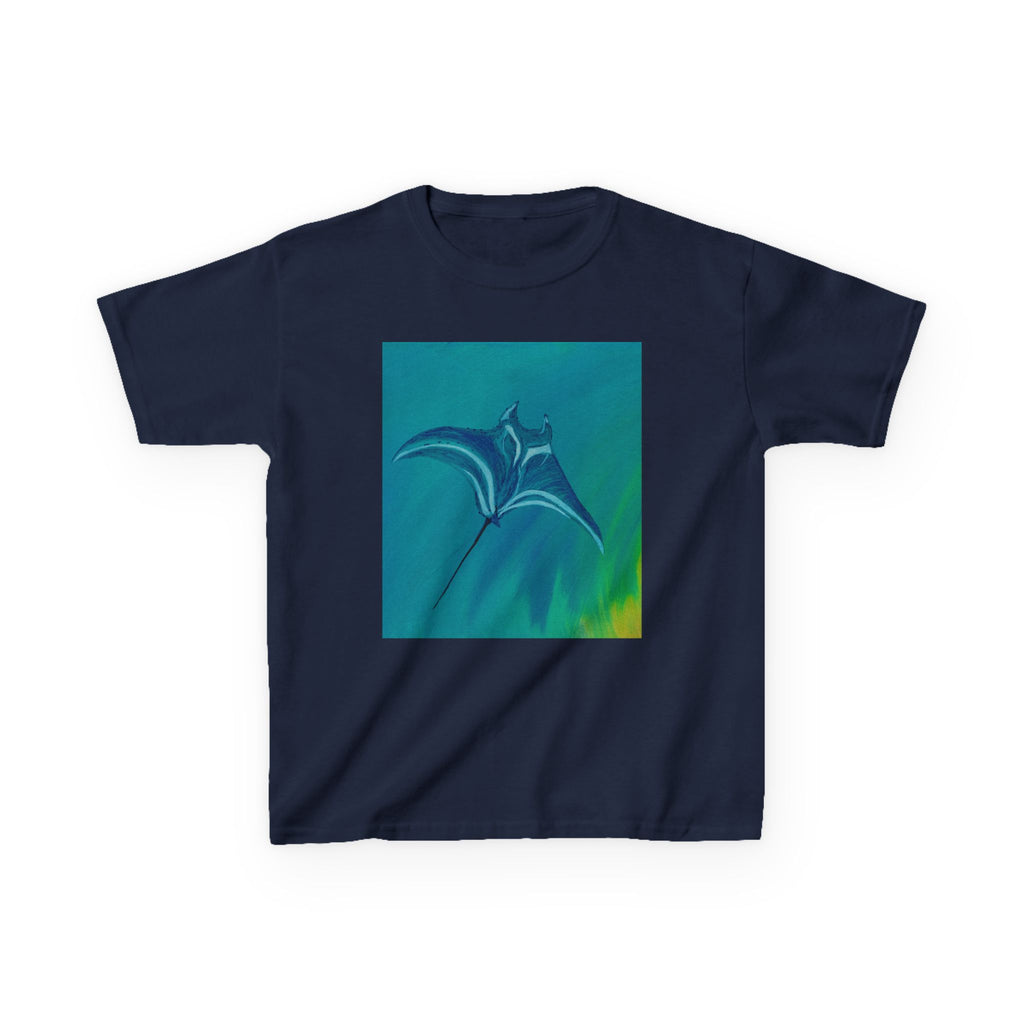 Kids T-Shirt Stingray Ocean Teala Original Design