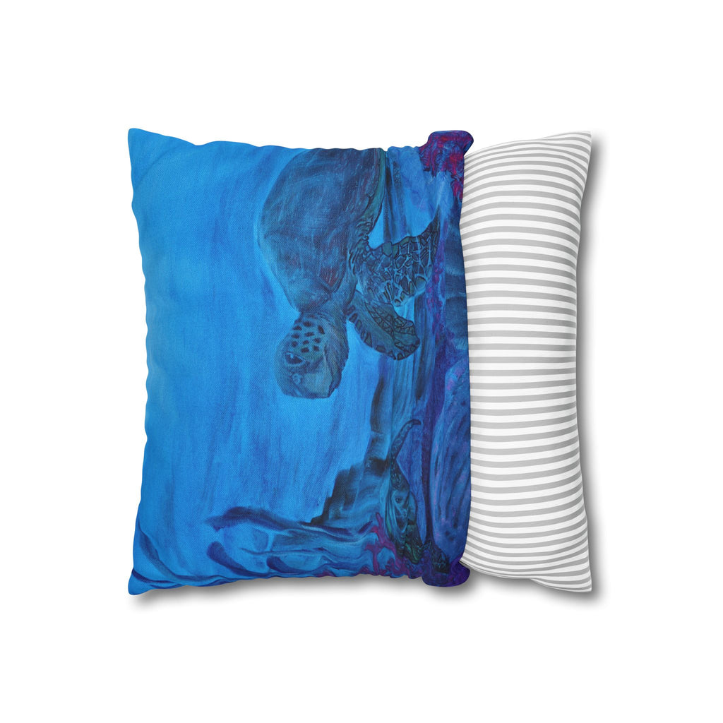 Spun Polyester Square Pillowcase