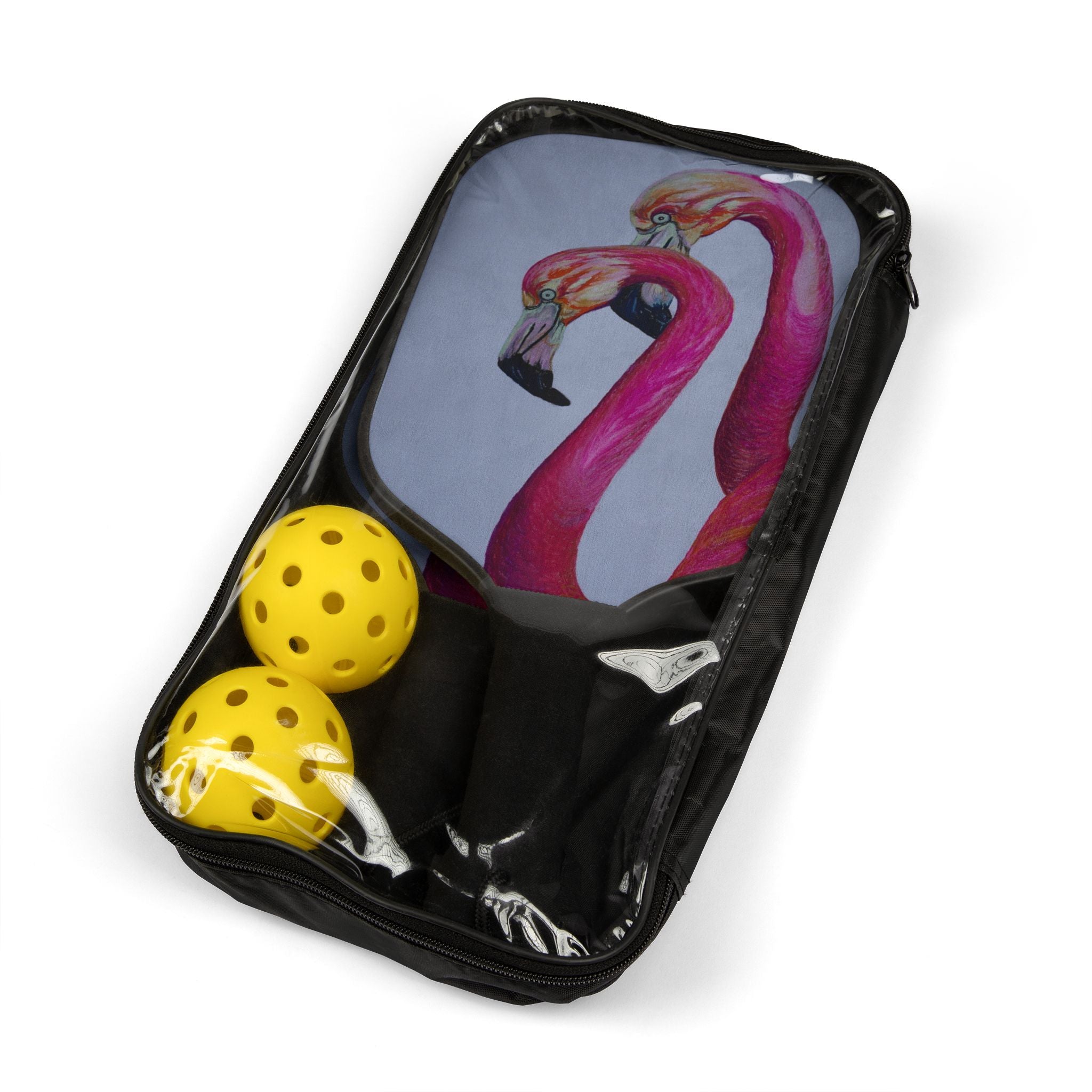 Flamingo Paddle Ball Set