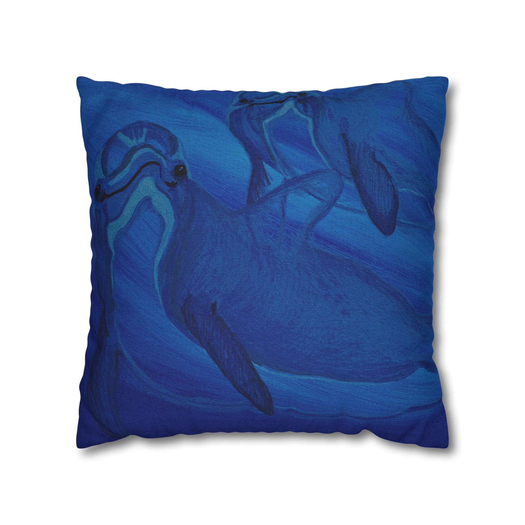 Spun Polyester Square Pillowcase