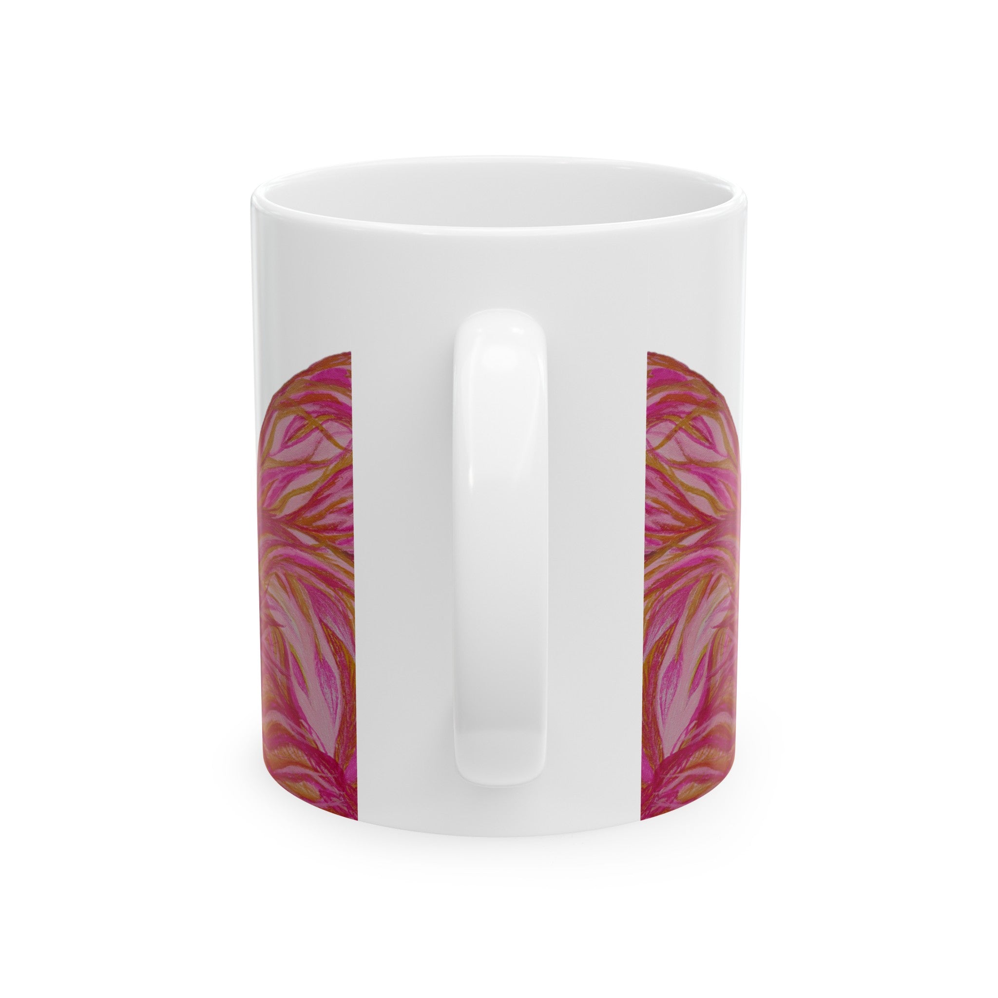 Art Flamingos Love Ceramic Mug, (11oz, 15oz)