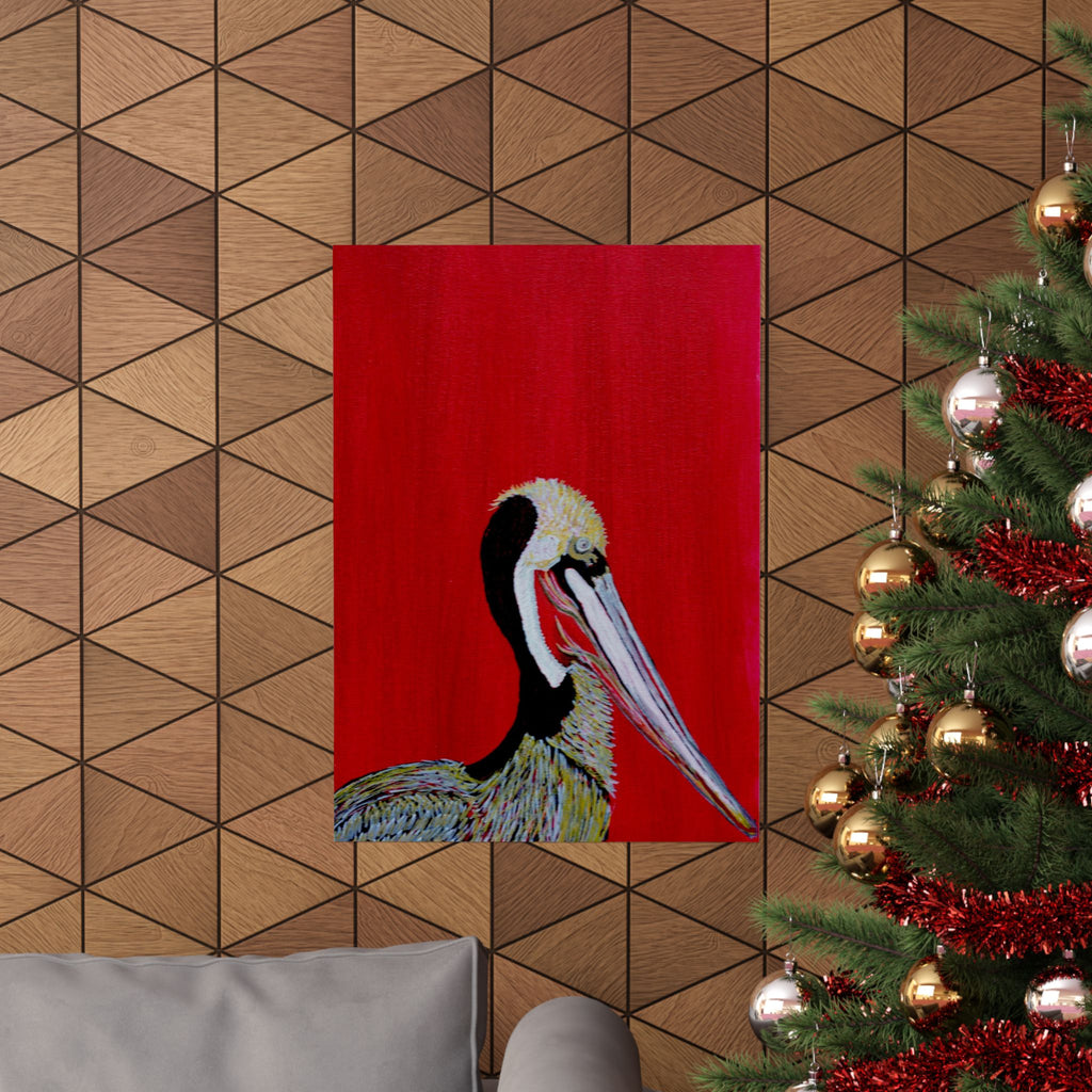 Balanced Pelican Fine Art Matte Vertical Posters