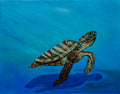 Ned the Turtle Original Oil Painting
