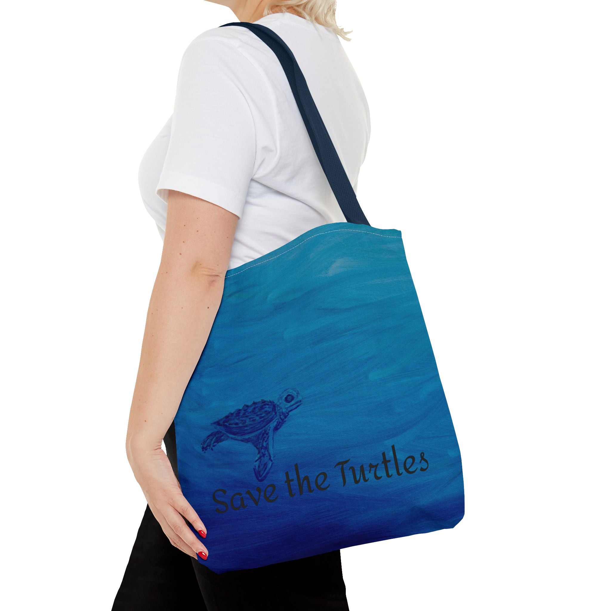 Save the Turtles Tote Bag