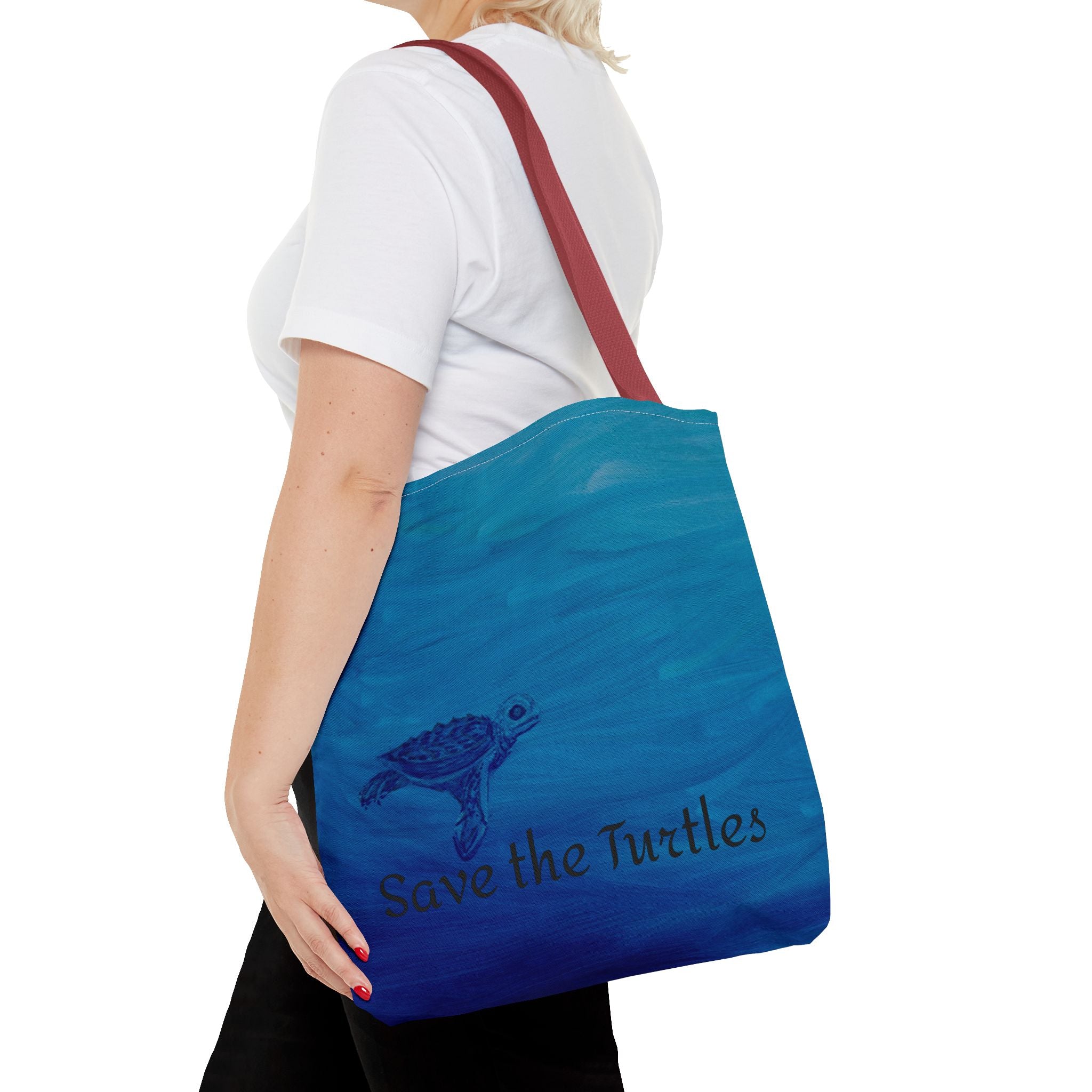 Save the Turtles Tote Bag