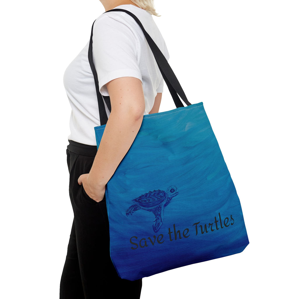 Save the Turtles Tote Bag