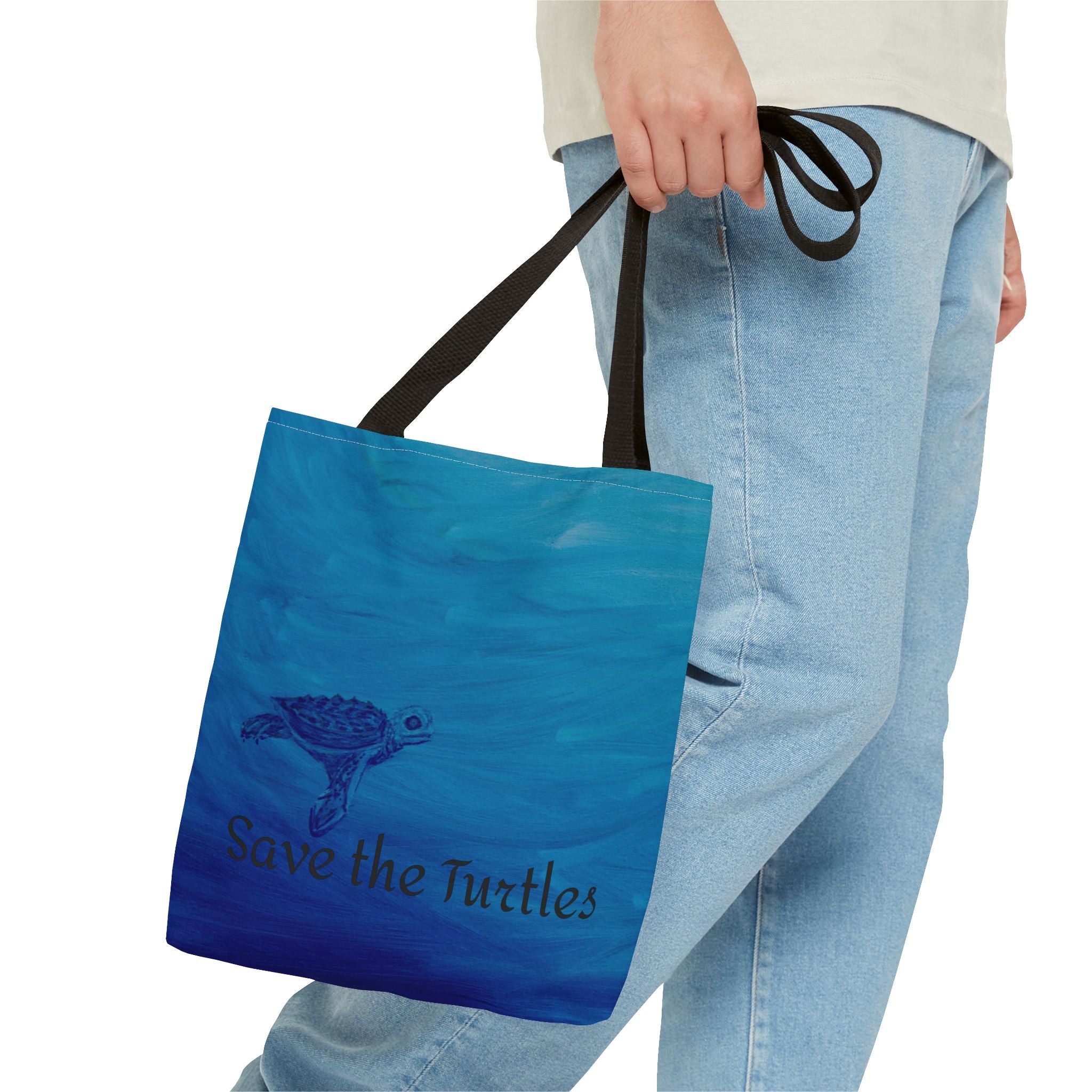 Save the Turtles Tote Bag