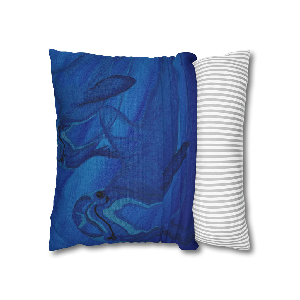 Spun Polyester Square Pillowcase