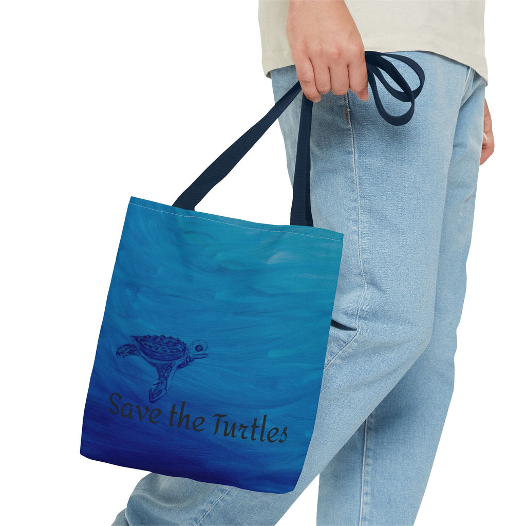 Save the Turtles Tote Bag