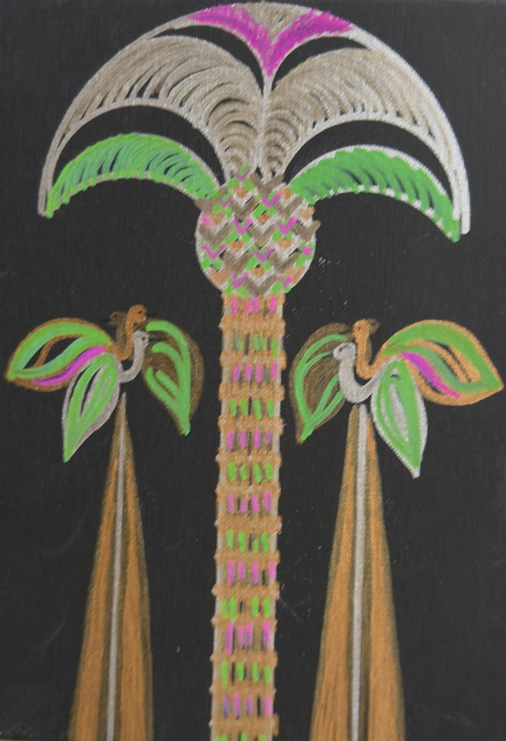 Birds and Palms Archival Giclee Print