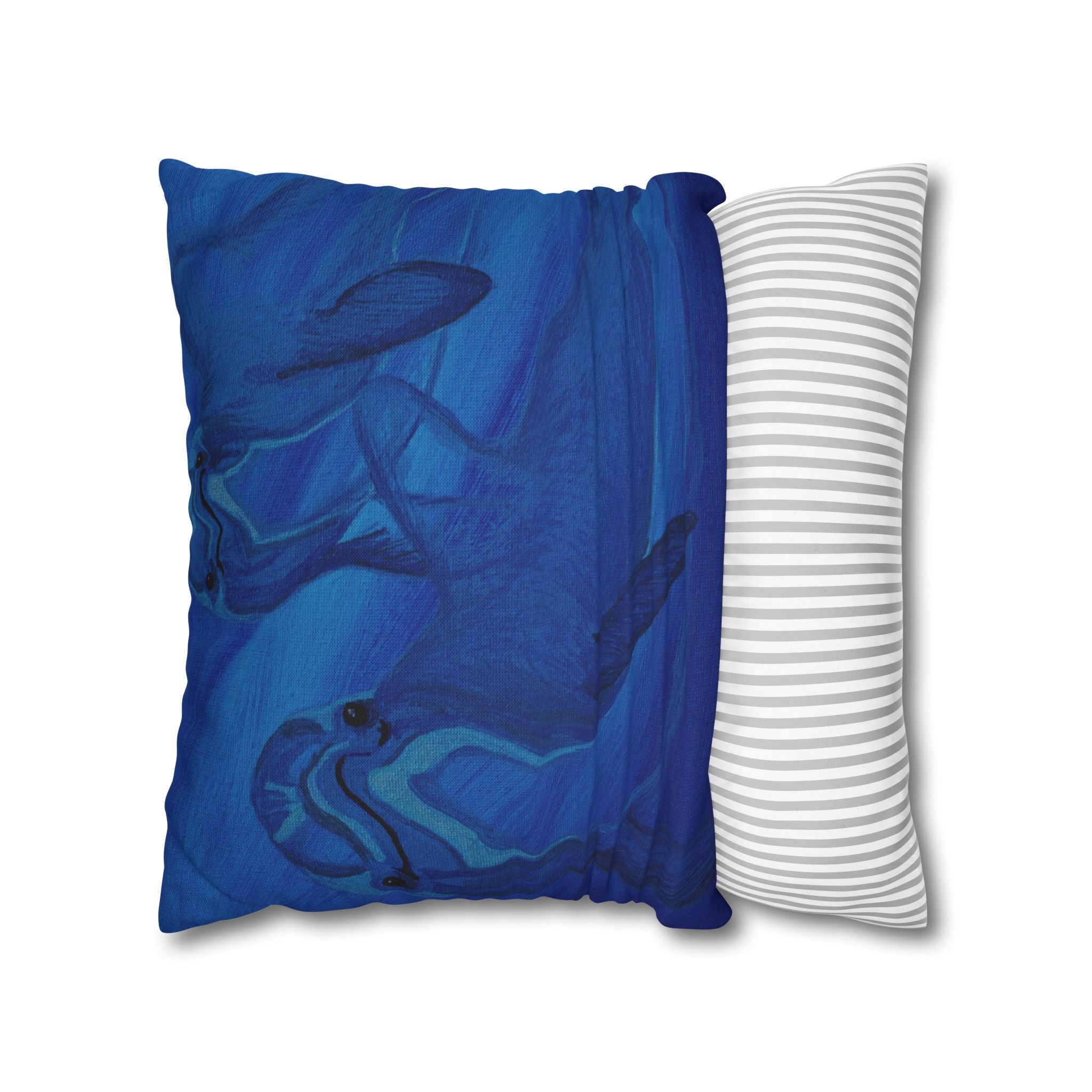 Spun Polyester Square Pillowcase