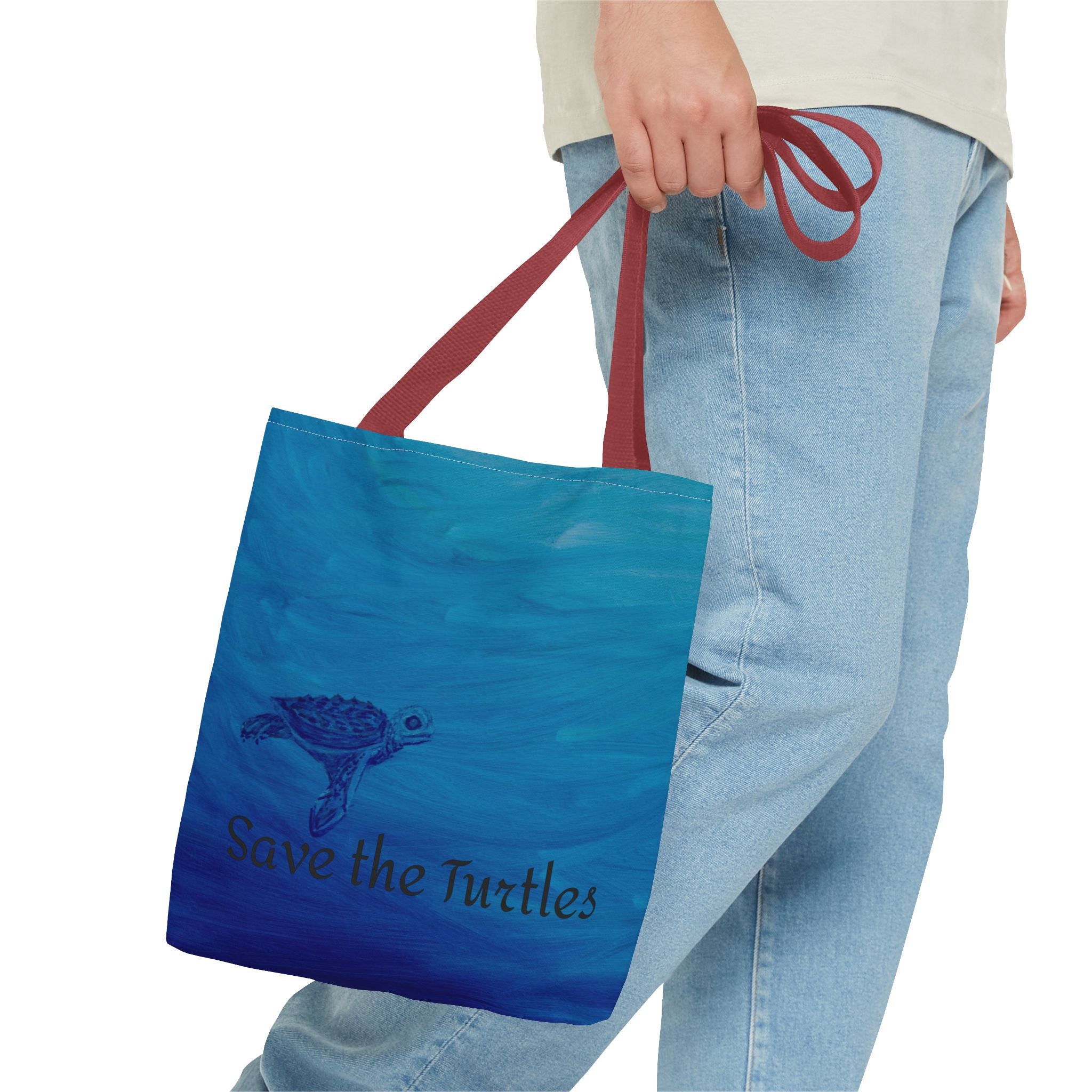 Save the Turtles Tote Bag
