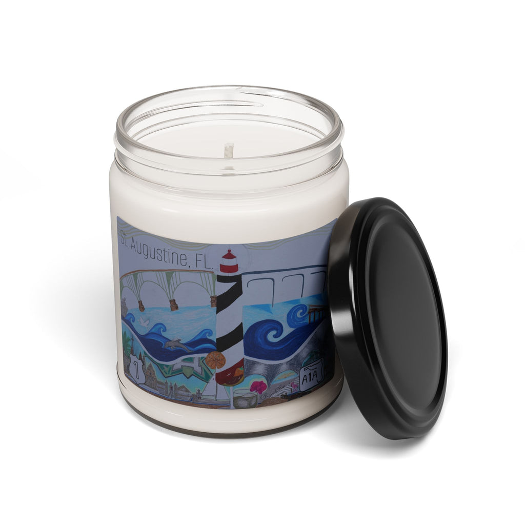 Saint Augustine Lighthouse Soy Candle — 9oz Scented Art Candle