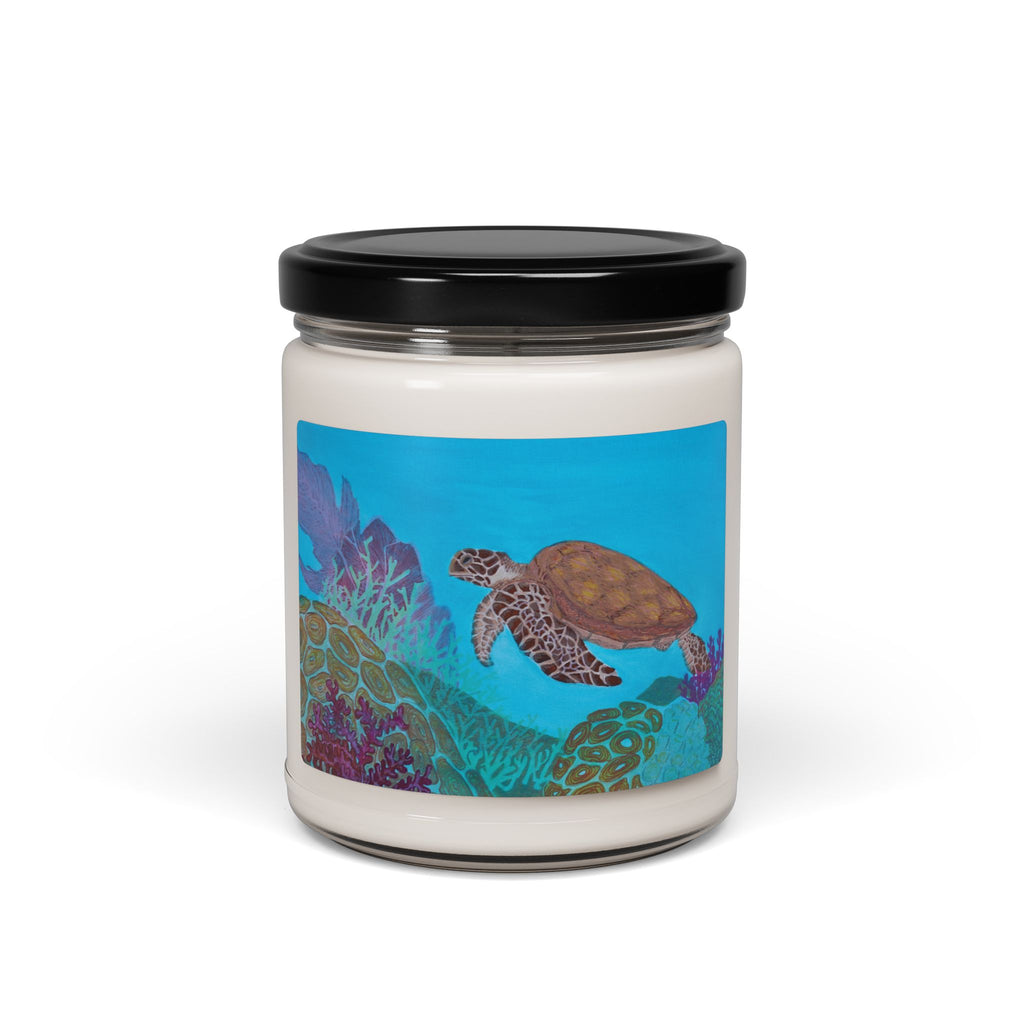 Fine Art Sea Scape Scented Soy Candle, 9oz