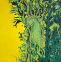 Yellow and Green Seahorse Archival Giclee Print