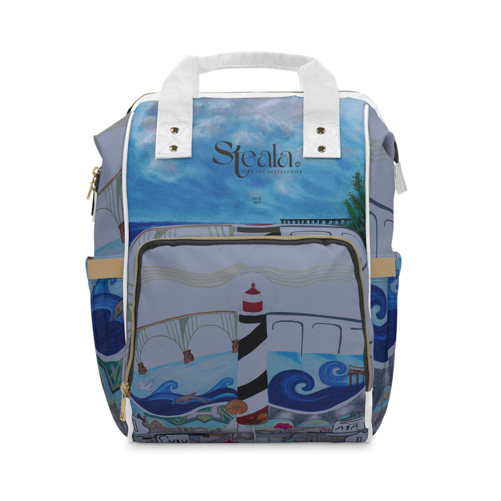 Beach Vibes Multifunctional Diaper Backpack
