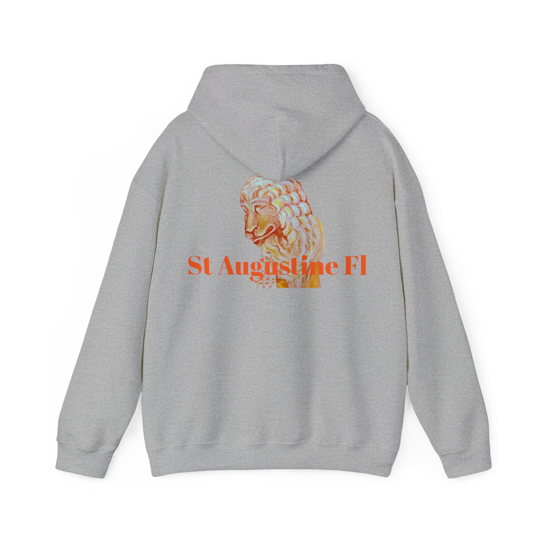 St Augustine Bridge of Lions Unisex Heavy Blend™ Hooded Sweatshirt