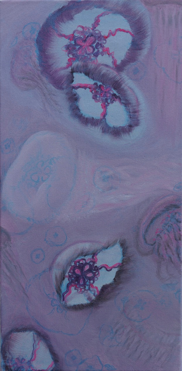 Lavender Aurelia Original Oil Painting