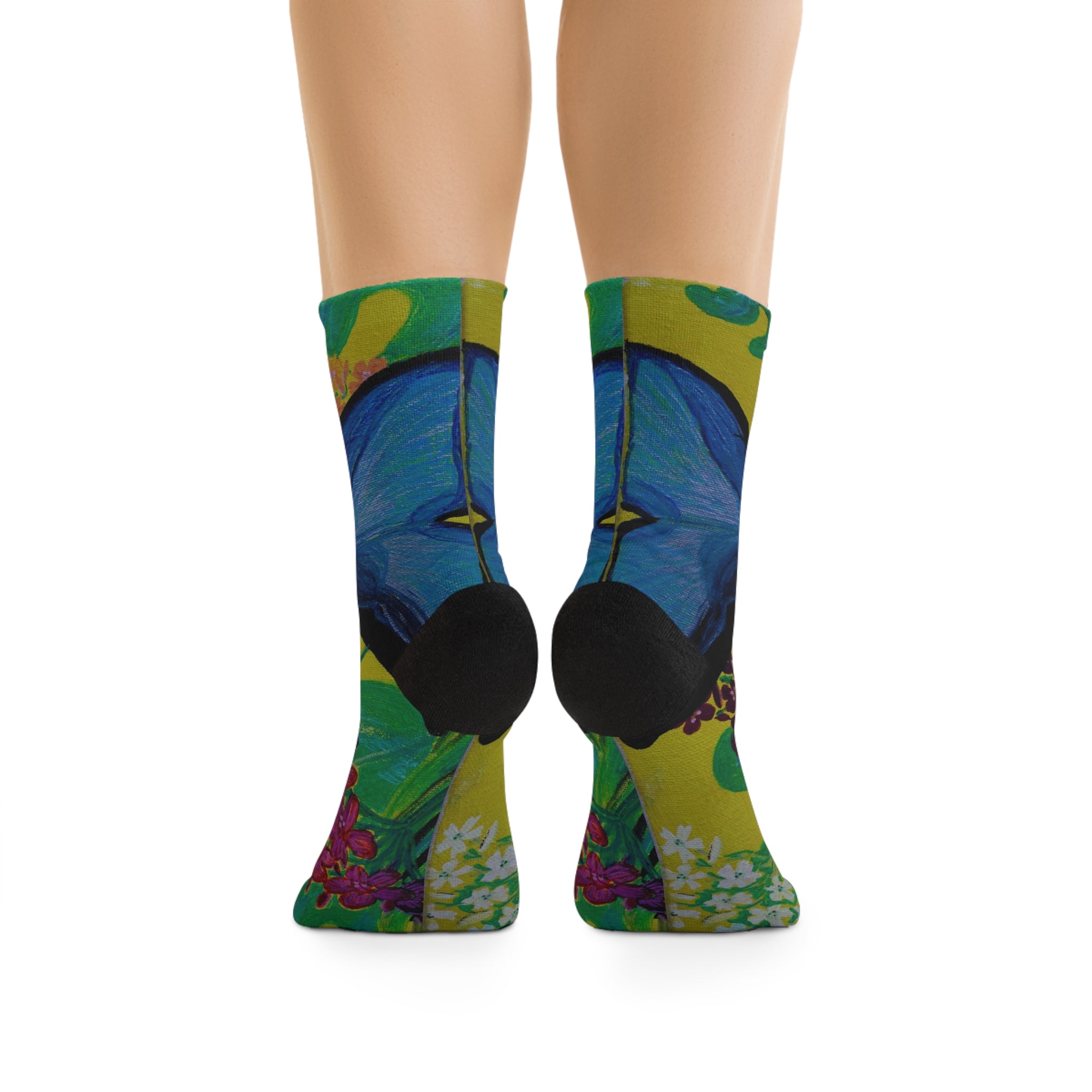 Save Our Beautiful World - One Step At A Time Recycled Poly Socks