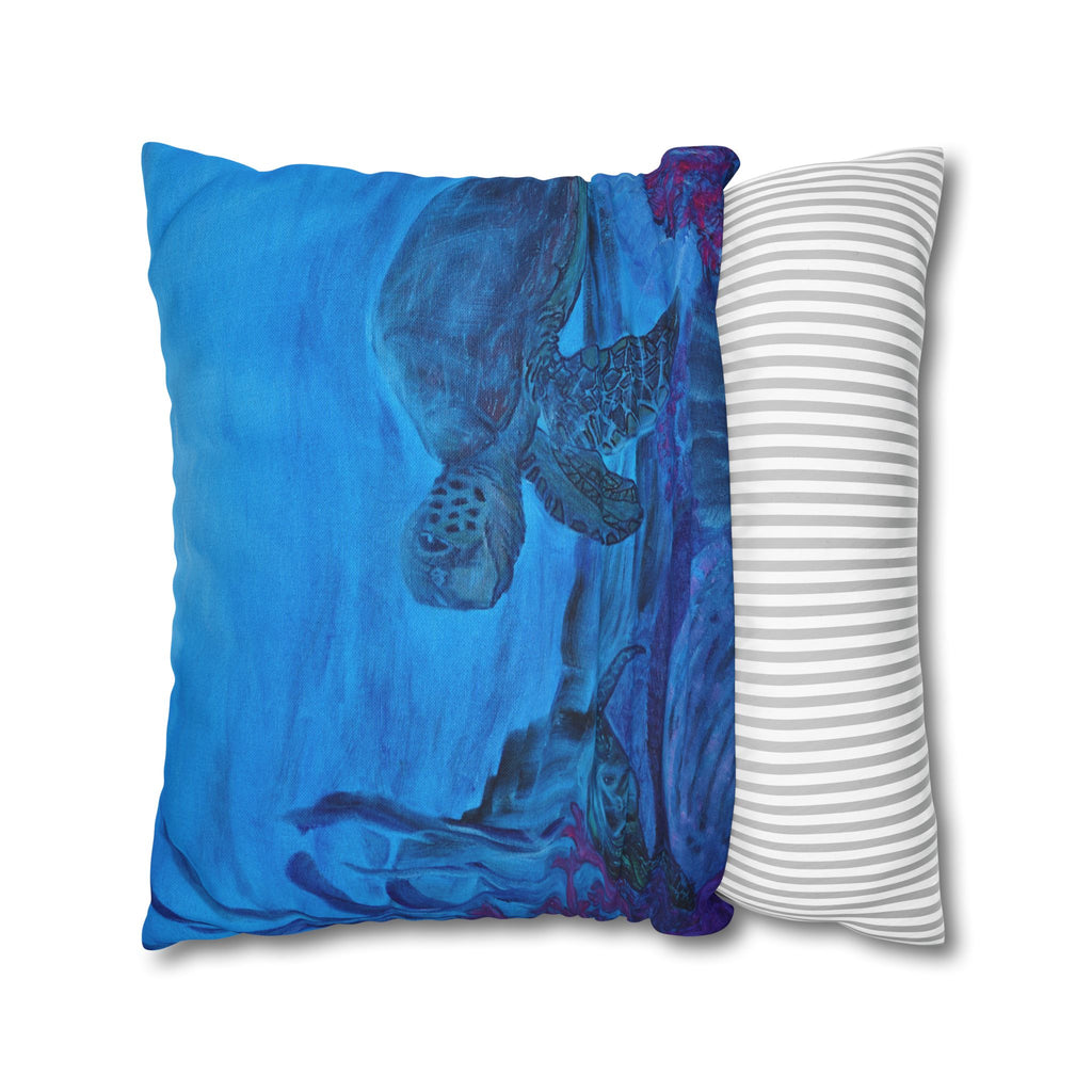 Spun Polyester Square Pillowcase