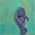 Barbara Manatee Original Oil Painting