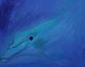 Emerging Dolphin Original Oil Painting