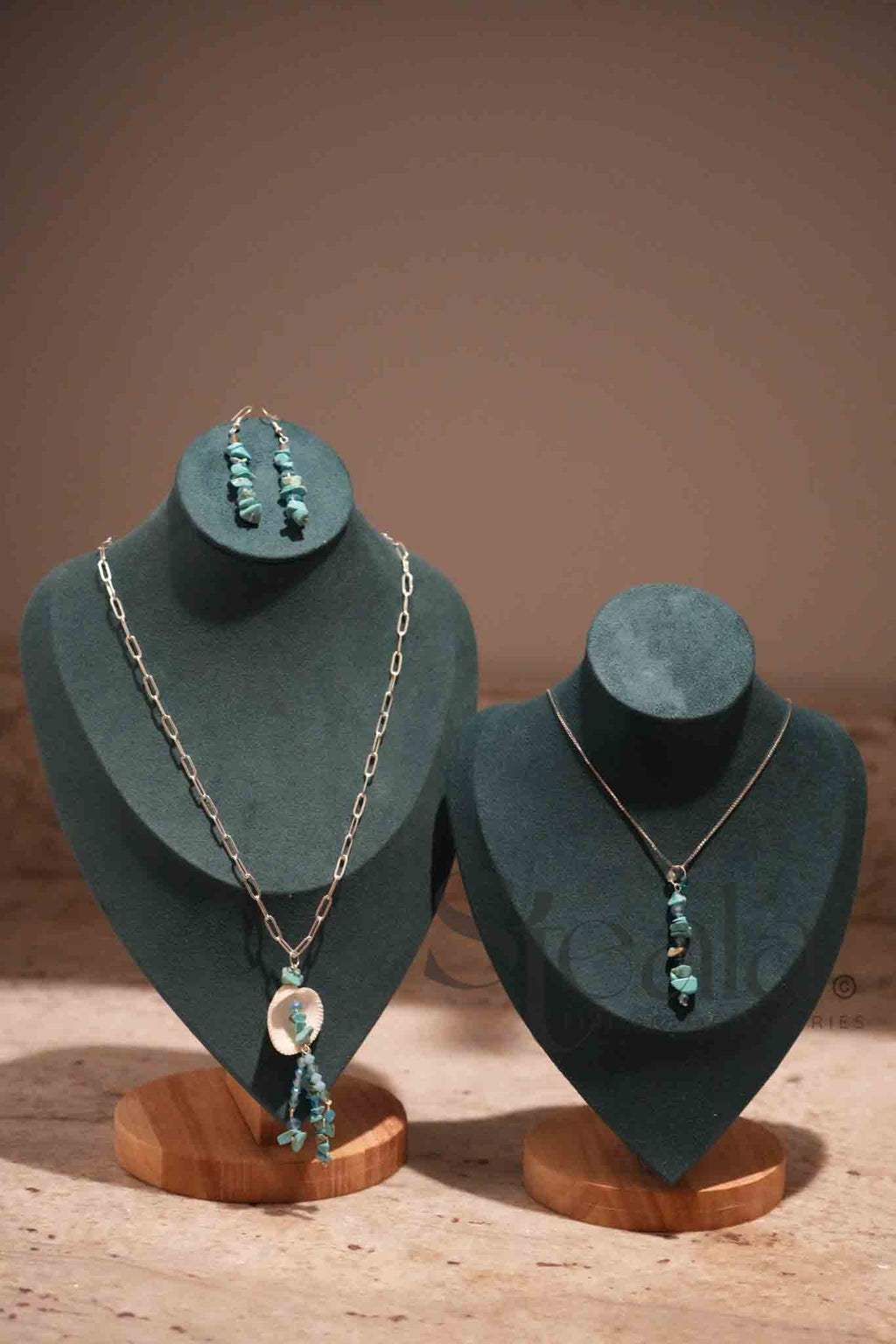 Beach Beauty Turquoise and Glass (earings only)