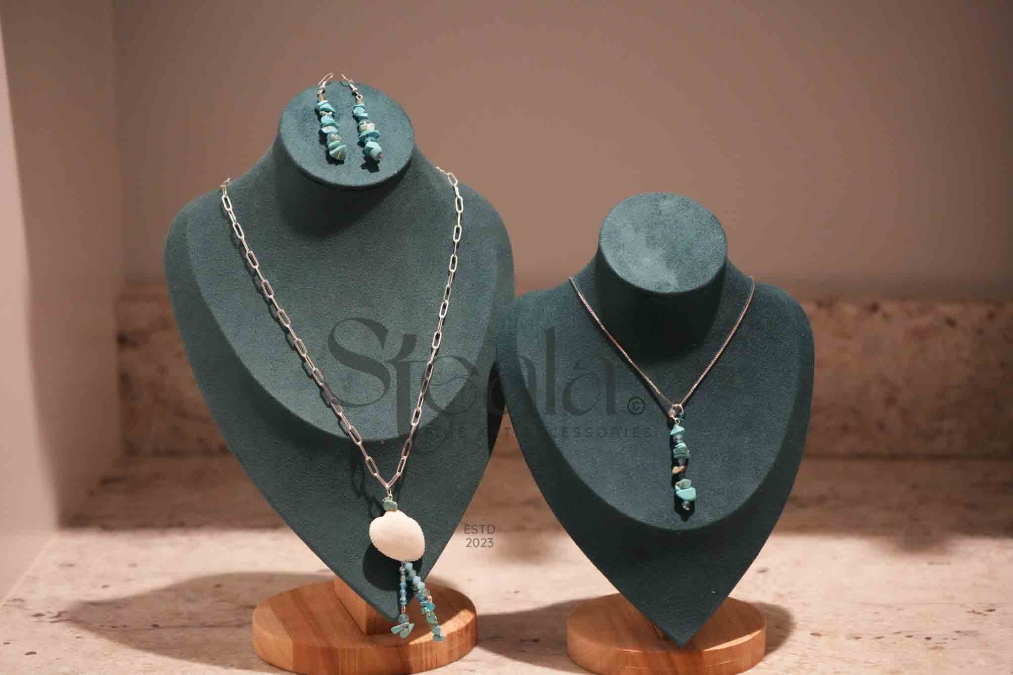 Beach Beauty Turquoise and Glass (earings only)