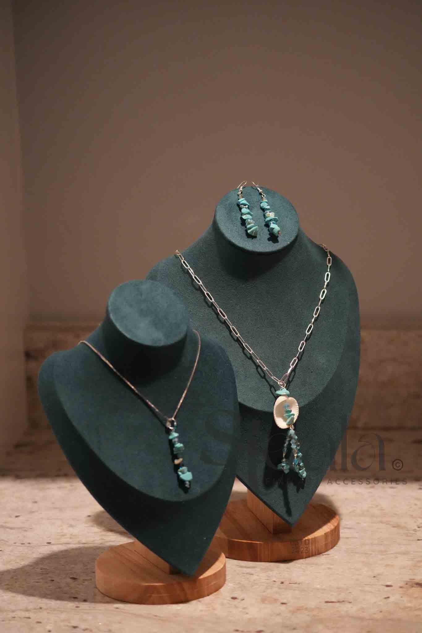 Beach Beauty Turquoise and Glass (earings only)