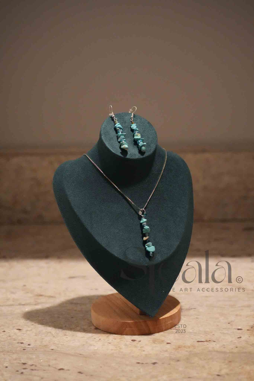 Beach Beauty Turquoise and Glass (earings only)